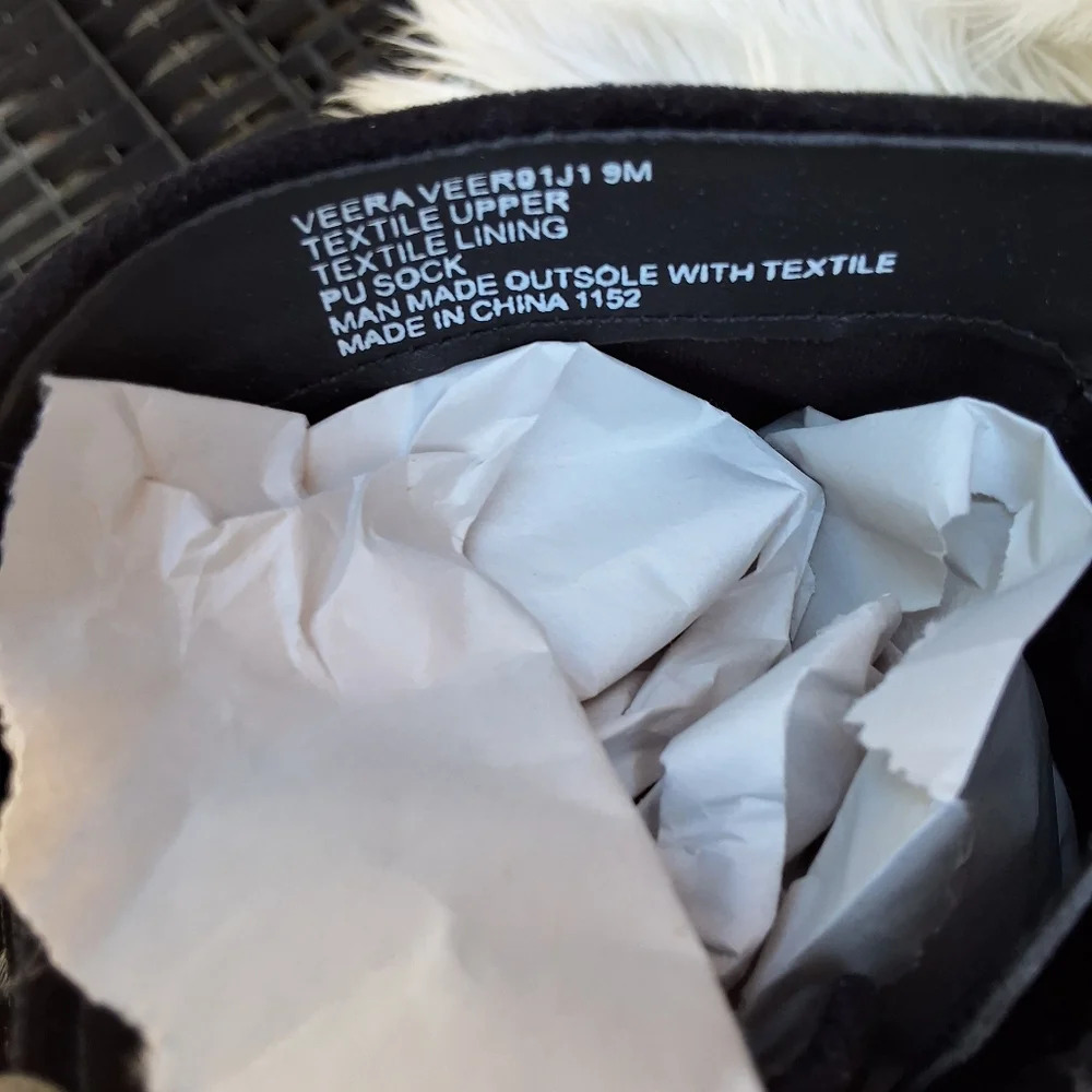 Madden Veera Velvet embellished Combat boots 9 - Picture 6 of 16